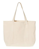 Q-Tees 34.6L Large Canvas Deluxe Tote Q-Tees