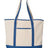 Q-Tees 34.6L Large Canvas Deluxe Tote Q-Tees