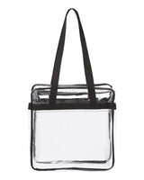 OAD OAD Clear Tote with Zippered Top OAD