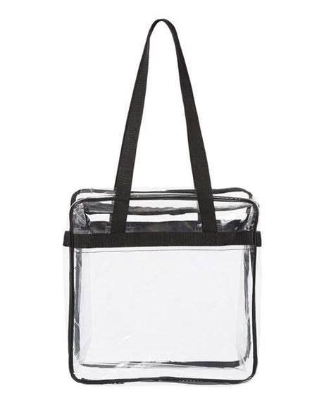 OAD OAD Clear Tote with Zippered Top OAD
