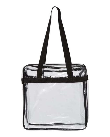 OAD OAD Clear Tote with Zippered Top OAD