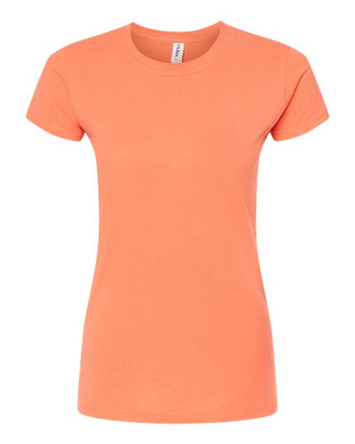 Tultex Women's Slim Fit Fine Jersey T-Shirt 2 of 3