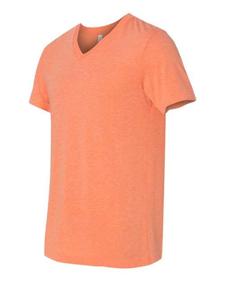 BELLA+CANVAS Men's Triblend Short Sleeve V-Neck Tee. BC3415 2 of 2 BELLA + CANVAS