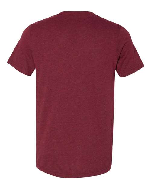BELLA+CANVAS Men's Triblend Short Sleeve V-Neck Tee. BC3415 2 of 2 BELLA + CANVAS