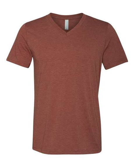 BELLA+CANVAS Men's Triblend Short Sleeve V-Neck Tee. BC3415 2 of 2 BELLA + CANVAS