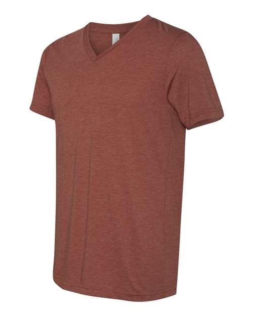 BELLA+CANVAS Men's Triblend Short Sleeve V-Neck Tee. BC3415 2 of 2 BELLA + CANVAS