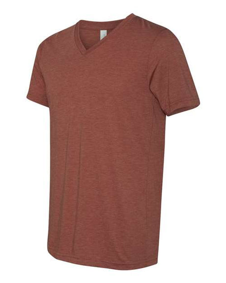 BELLA+CANVAS Men's Triblend Short Sleeve V-Neck Tee. BC3415 2 of 2 BELLA + CANVAS