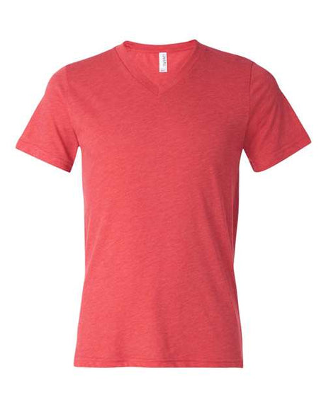 BELLA+CANVAS Men's Triblend Short Sleeve V-Neck Tee. BC3415 2 of 2 BELLA + CANVAS