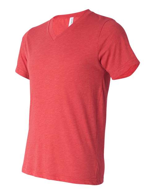 BELLA+CANVAS Men's Triblend Short Sleeve V-Neck Tee. BC3415 2 of 2 BELLA + CANVAS