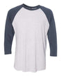 Next Level Unisex Triblend Three-Quarter Sleeve Raglan Next Level Apparel