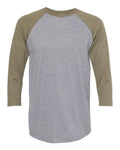 Next Level Unisex Triblend Three-Quarter Sleeve Raglan Next Level Apparel