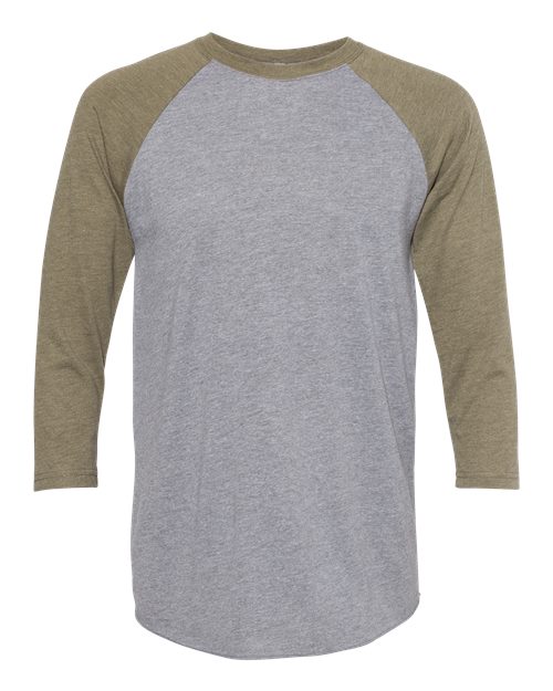 Next Level Unisex Triblend Three-Quarter Sleeve Raglan Next Level Apparel