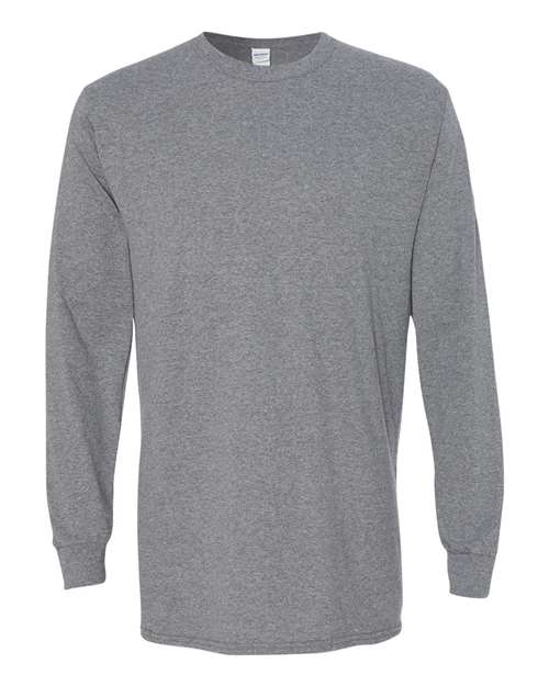 Gildan Men's Heavy Cotton 100% Cotton Long Sleeve T-Shirt. 5400 1 of 2 Gildan