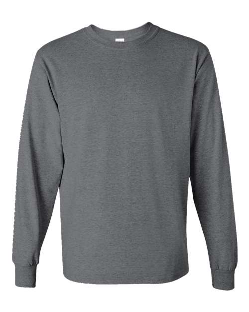 Gildan Men's Heavy Cotton 100% Cotton Long Sleeve T-Shirt. 5400 1 of 2 Gildan