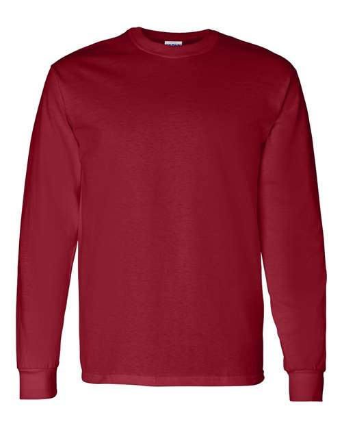 Gildan Men's Heavy Cotton 100% Cotton Long Sleeve T-Shirt. 5400 1 of 2 Gildan