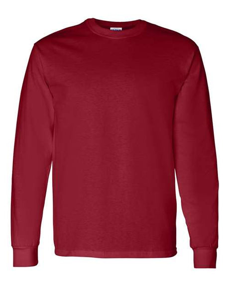 Gildan Men's Heavy Cotton 100% Cotton Long Sleeve T-Shirt. 5400 1 of 2 Gildan