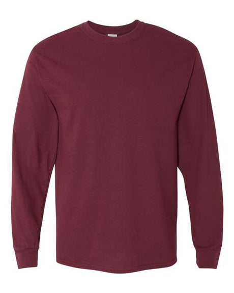Gildan Men's Heavy Cotton 100% Cotton Long Sleeve T-Shirt. 5400 1 of 2 Gildan