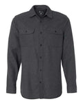 Burnside Men's Long Sleeve Solid Flannel Shirt Burnside