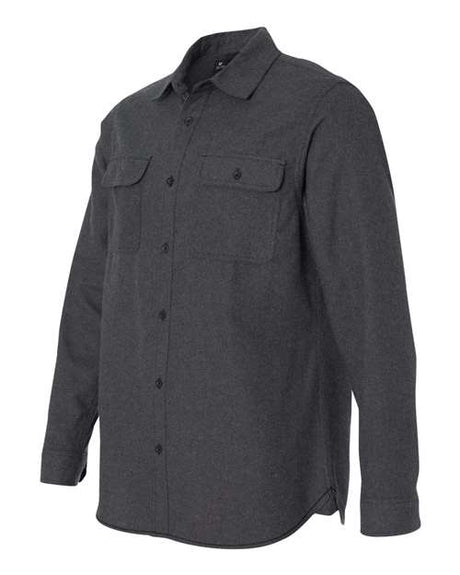 Burnside Men's Long Sleeve Solid Flannel Shirt Burnside