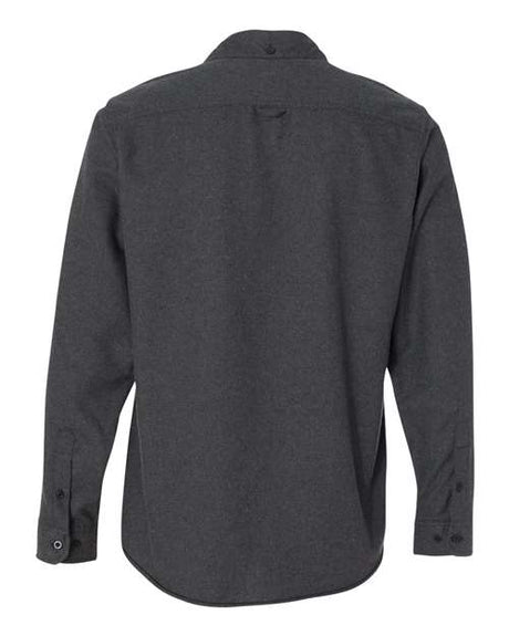 Burnside Men's Long Sleeve Solid Flannel Shirt Burnside