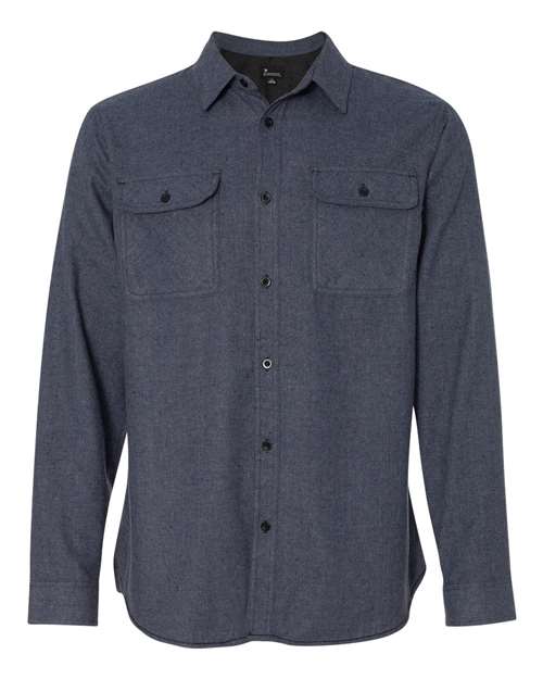 Burnside Men's Long Sleeve Solid Flannel Shirt Burnside