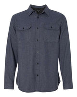 Burnside Men's Long Sleeve Solid Flannel Shirt Burnside