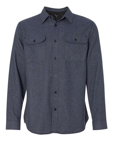 Burnside Men's Long Sleeve Solid Flannel Shirt Burnside