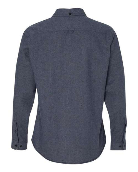 Burnside Men's Long Sleeve Solid Flannel Shirt Burnside