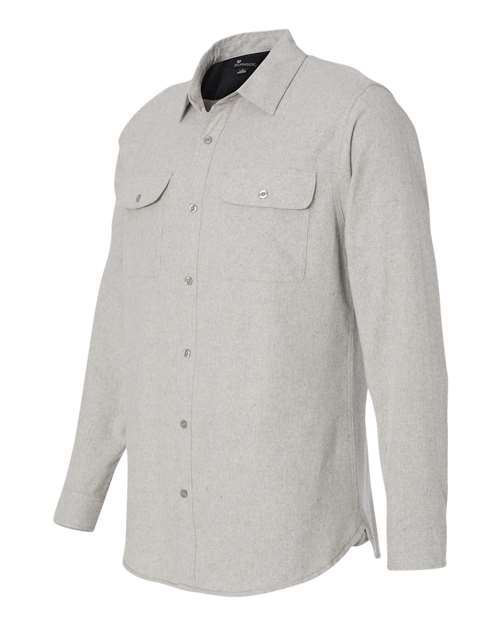 Burnside Men's Long Sleeve Solid Flannel Shirt Burnside