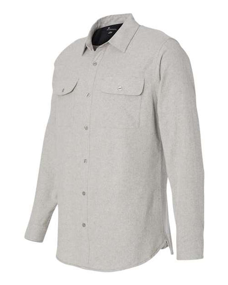 Burnside Men's Long Sleeve Solid Flannel Shirt Burnside