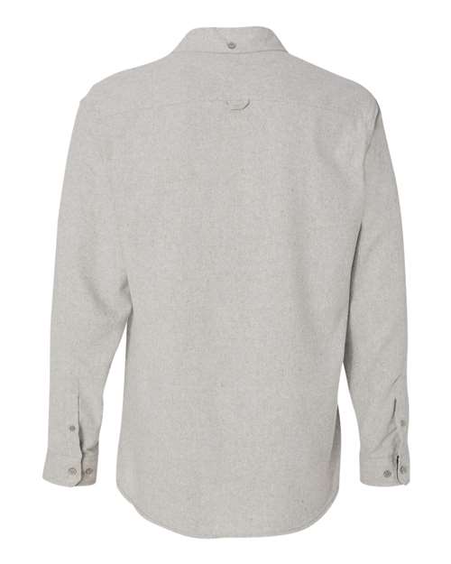 Burnside Men's Long Sleeve Solid Flannel Shirt Burnside