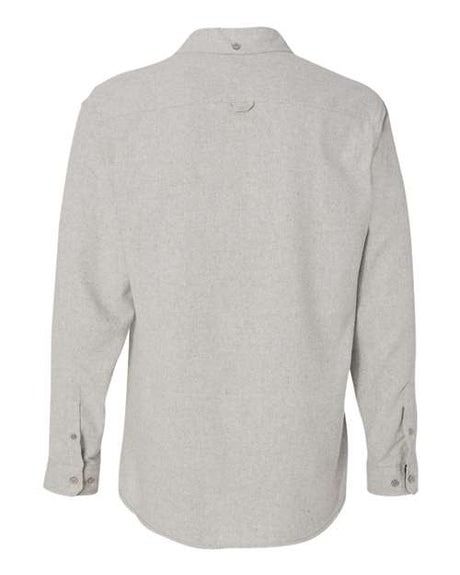 Burnside Men's Long Sleeve Solid Flannel Shirt Burnside