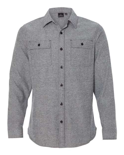 Burnside Men's Long Sleeve Solid Flannel Shirt Burnside