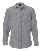 Burnside Men's Long Sleeve Solid Flannel Shirt Burnside