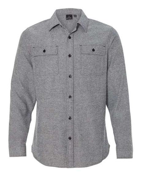 Burnside Men's Long Sleeve Solid Flannel Shirt Burnside