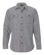 Burnside Men's Long Sleeve Solid Flannel Shirt Burnside