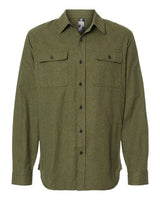Burnside Men's Long Sleeve Solid Flannel Shirt Burnside