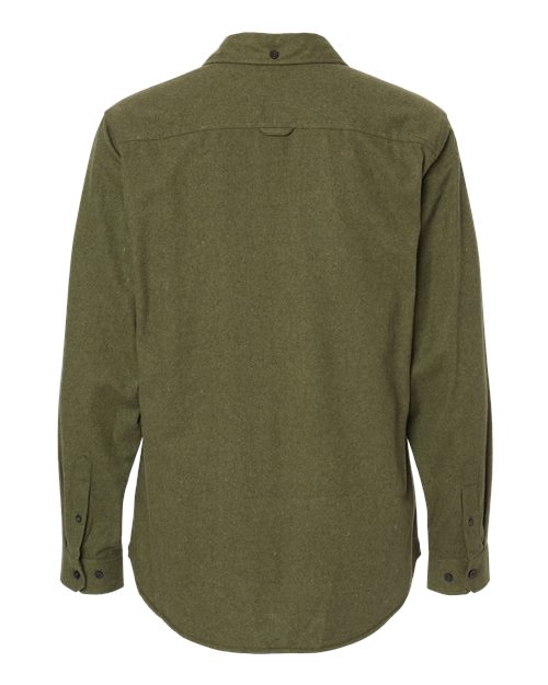 Burnside Men's Long Sleeve Solid Flannel Shirt Burnside