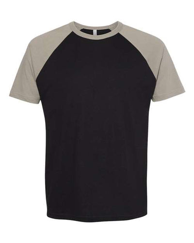Next Level Men's Fine Jersey Short Sleeve Raglan Tee