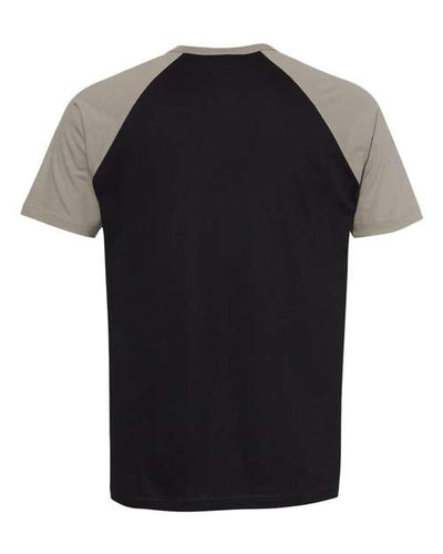 Next Level Men's Fine Jersey Short Sleeve Raglan Tee