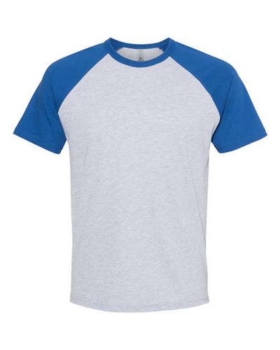 Next Level Men's Fine Jersey Short Sleeve Raglan Tee