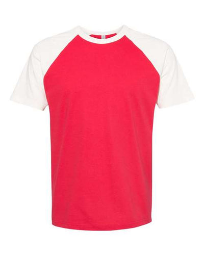 Next Level Men's Fine Jersey Short Sleeve Raglan Tee
