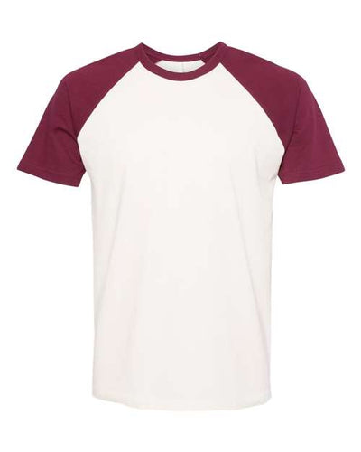 Next Level Men's Fine Jersey Short Sleeve Raglan Tee