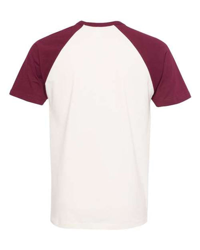 Next Level Men's Fine Jersey Short Sleeve Raglan Tee