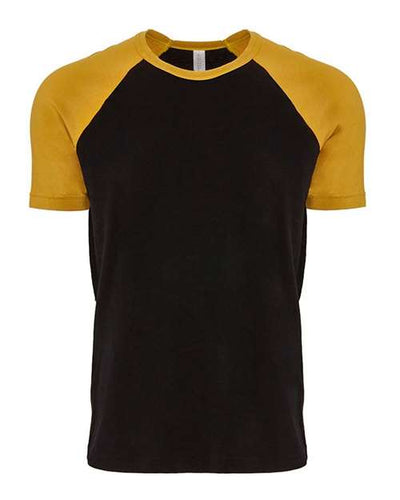 Next Level Men's Fine Jersey Short Sleeve Raglan Tee