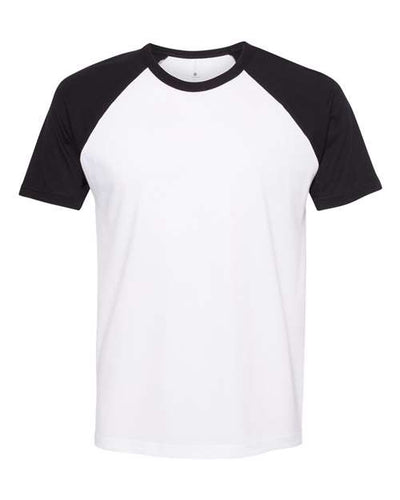 Next Level Men's Fine Jersey Short Sleeve Raglan Tee