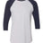 American Apparel Men's 50/50 Raglan Three-Quarter Sleeve Tee Mens Apparel Shirts & Tops