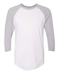 American Apparel Men's 50/50 Raglan Three-Quarter Sleeve Tee Mens Apparel Shirts & Tops