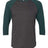 American Apparel Men's 50/50 Raglan Three-Quarter Sleeve Tee Mens Apparel Shirts & Tops