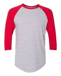 American Apparel Men's 50/50 Raglan Three-Quarter Sleeve Tee Mens Apparel Shirts & Tops